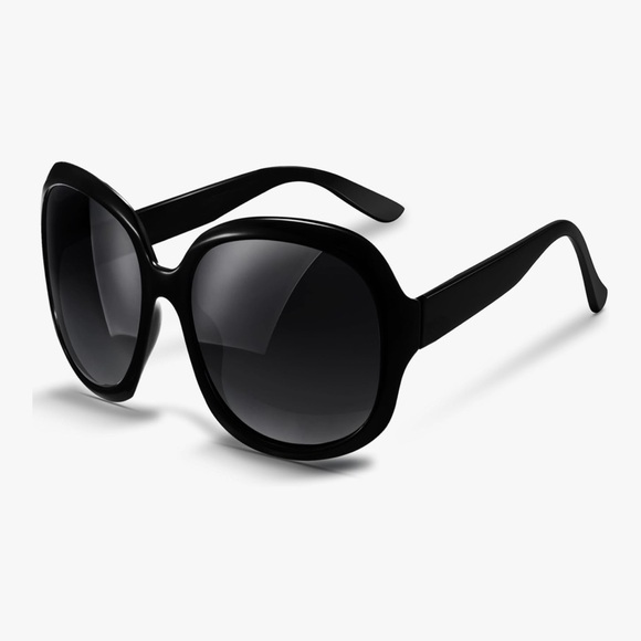 None Other - Stylish Black Oversized Sunglasses